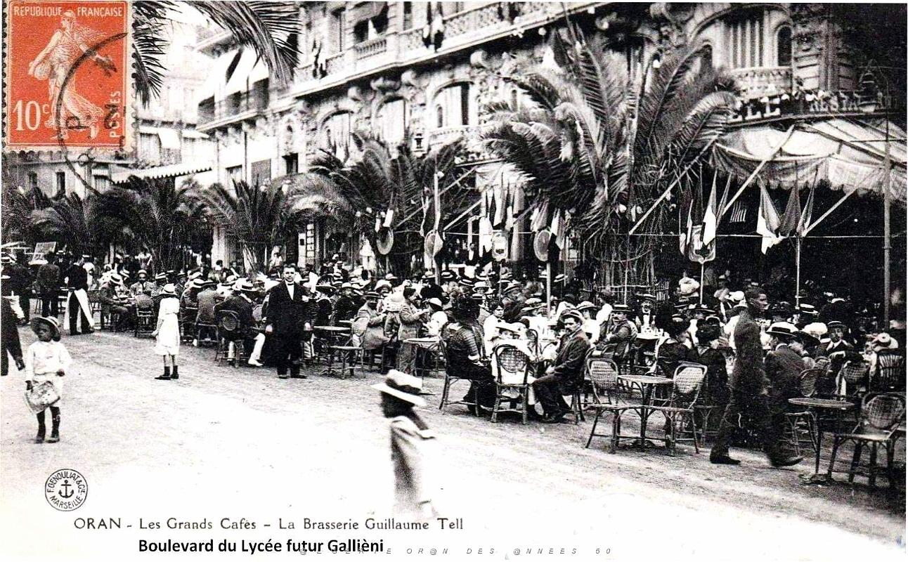 2181- Oran - Boulevard du Lycee - Brasserie Guillaume Tell.jpg